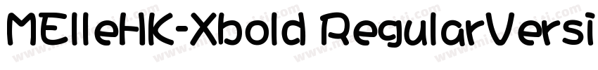 MElleHK-Xbold RegularVersion 210字体转换